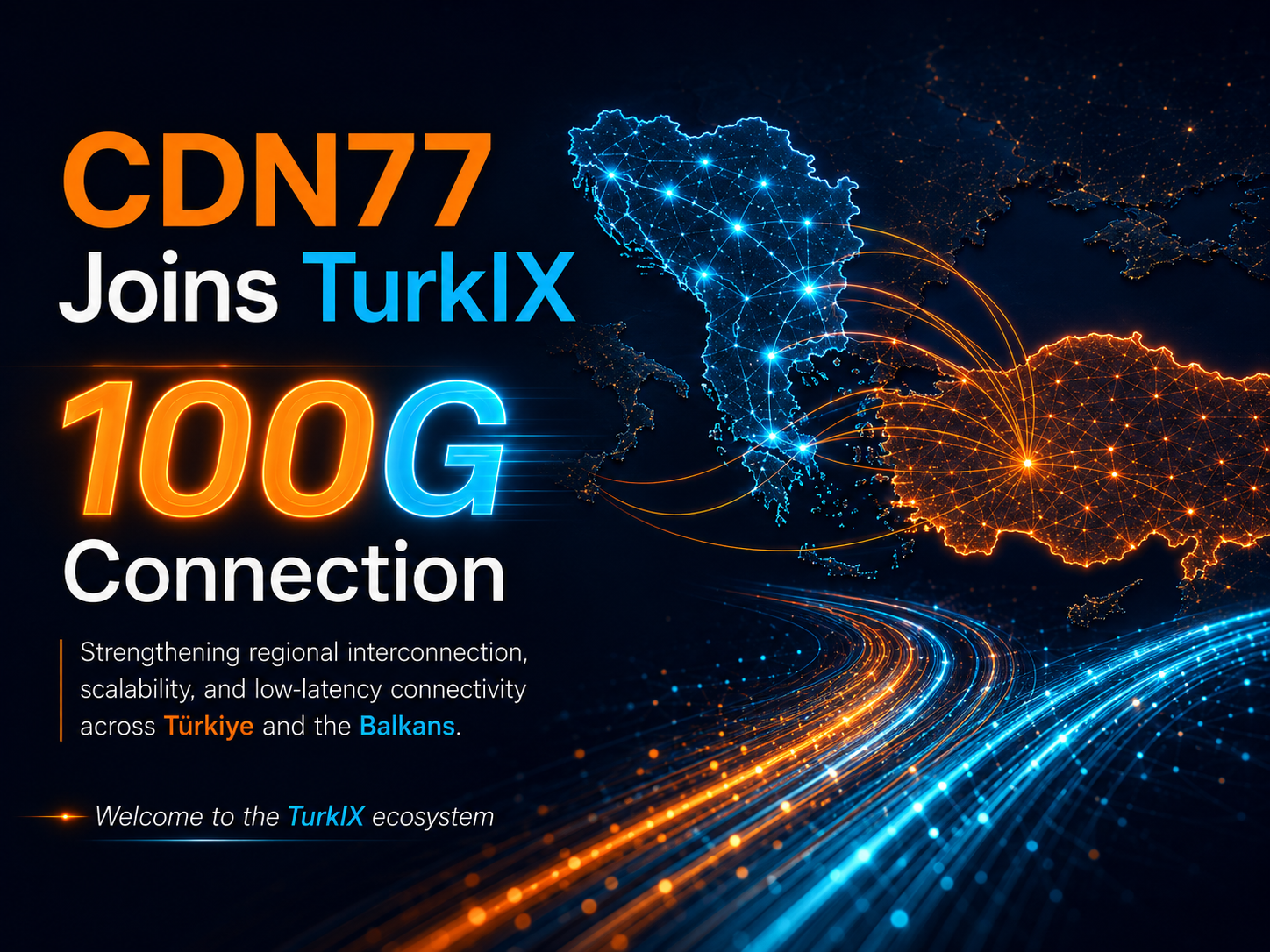 CDN77 joined TurkIX at 100G